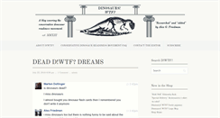 Desktop Screenshot of dinosaurswtf.com