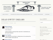 Tablet Screenshot of dinosaurswtf.com